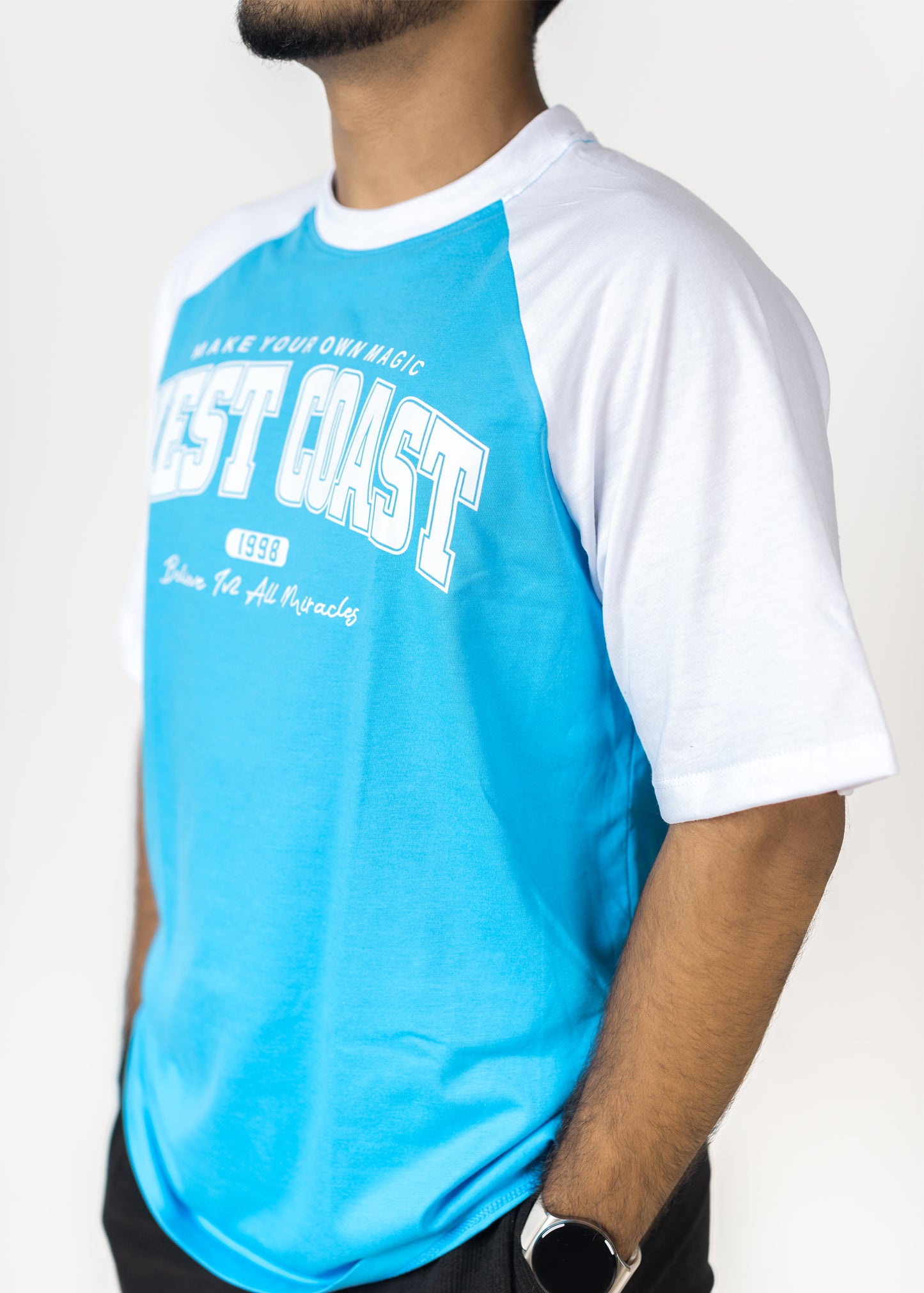 West Coast Oversized Raglan Tee