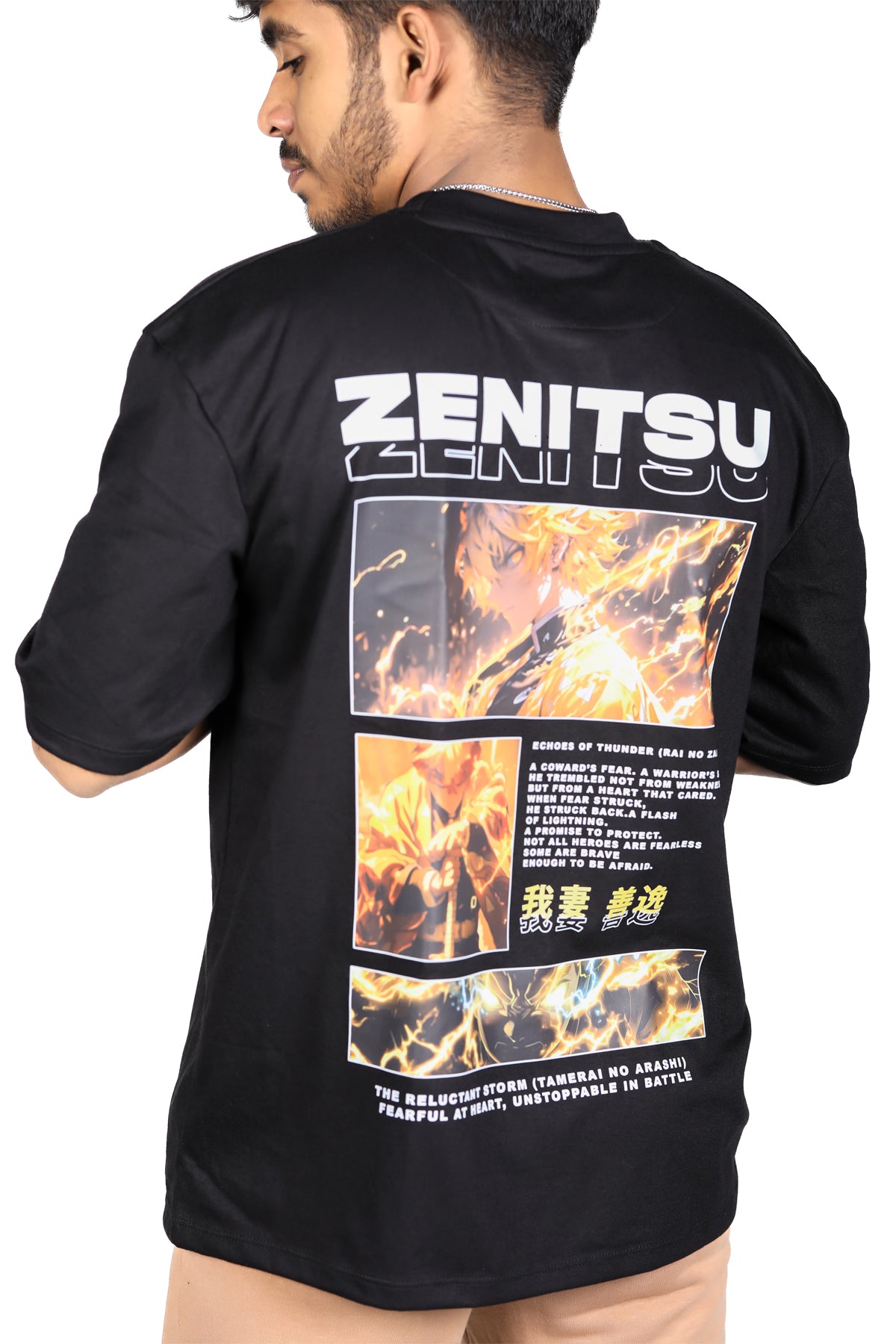 Zenitsu Agatsuma Oversized Tee