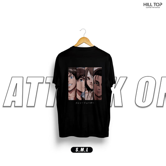 Attack On Titan Back Printed Oversized Tee