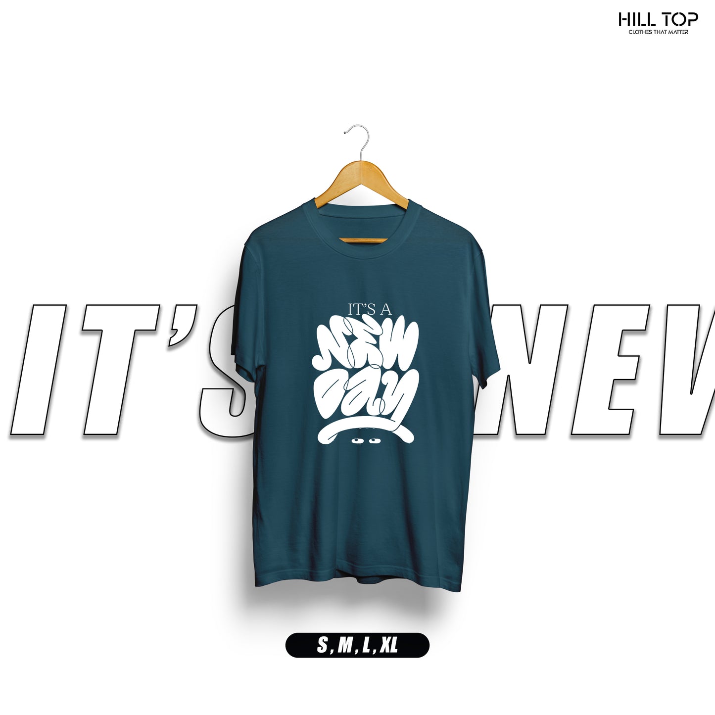 New Day Front Printed Regular Tee