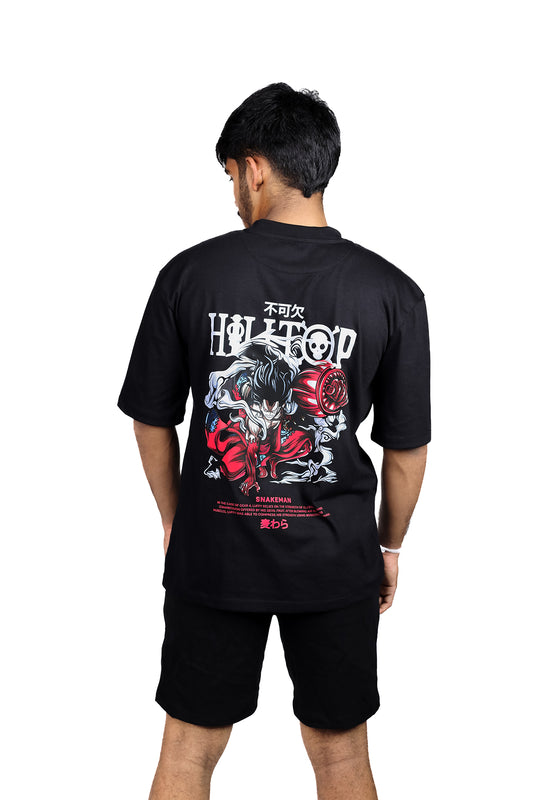 Snakeman Back Printed Oversized Tee