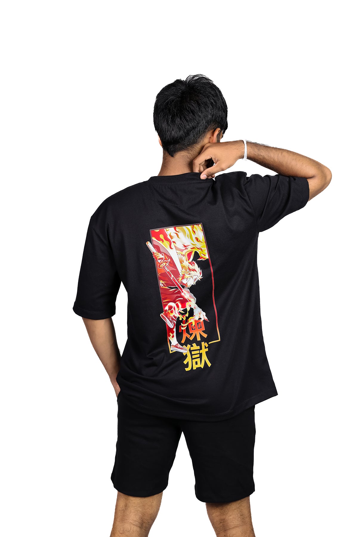 Rengoku Back Printed Oversized Tee