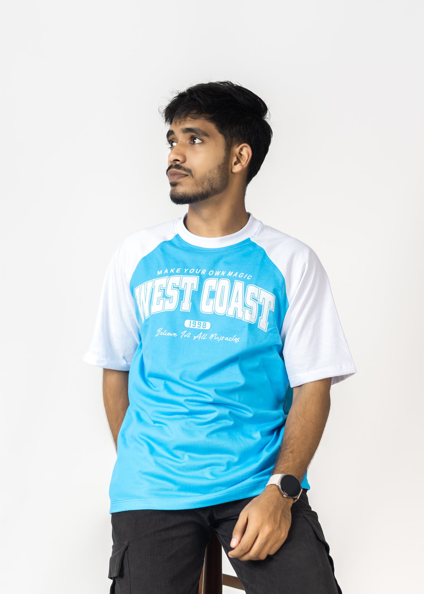 West Coast Oversized Raglan Tee