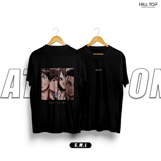 Attack On Titan Back Printed Oversized Tee