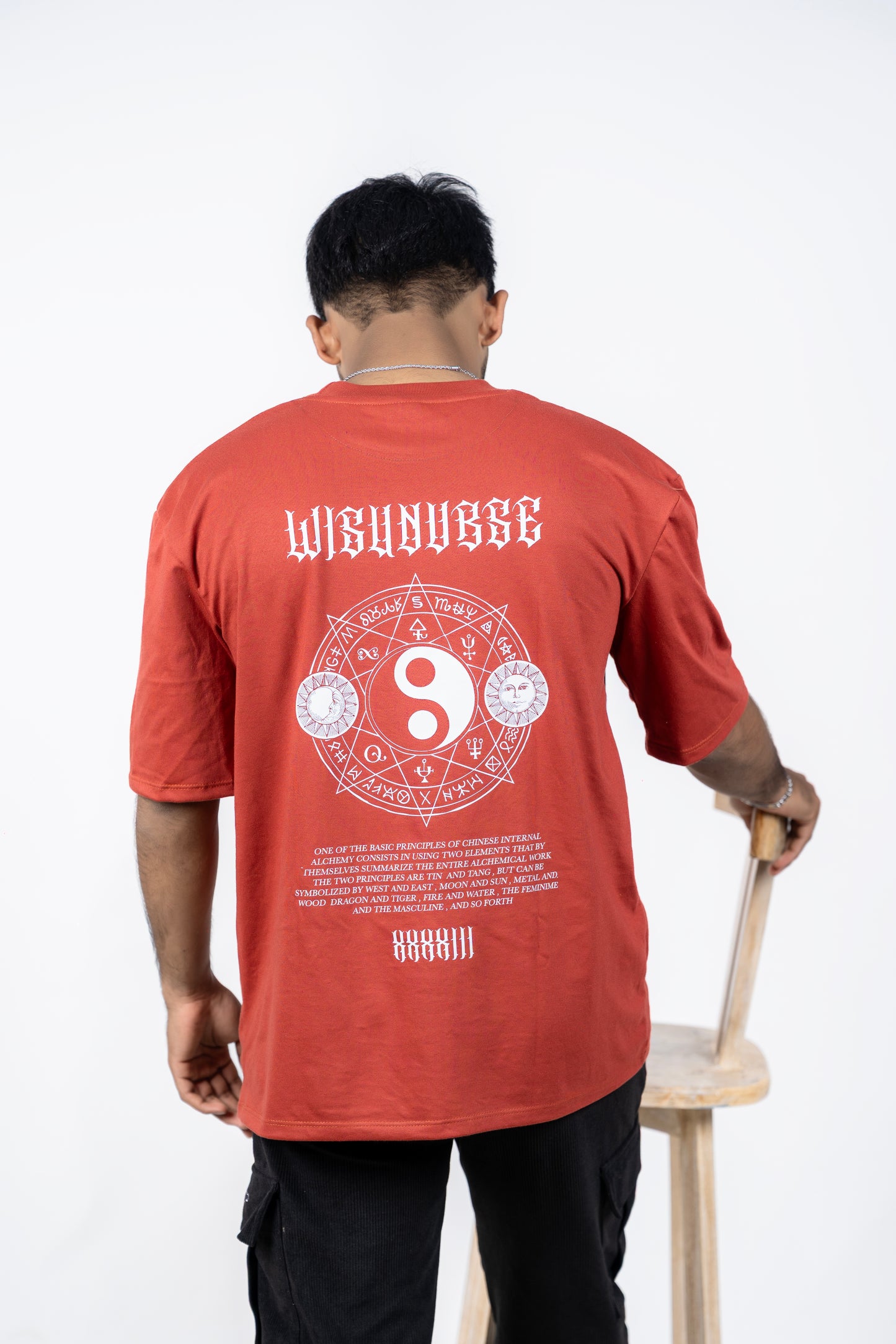 WISHVERSE Back Printed Oversized Tee