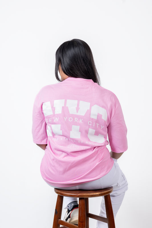 NYC Backprinted Oversized Tee