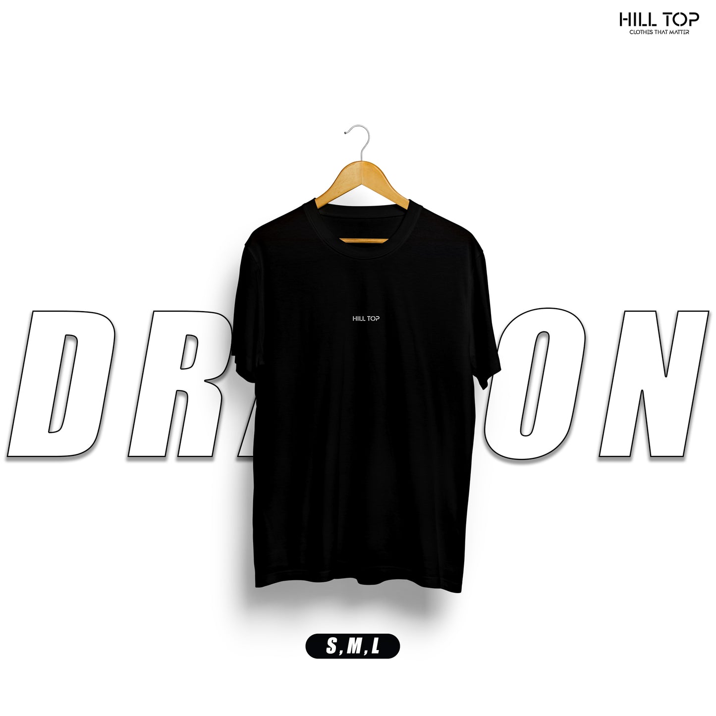 Dragon Back Printed Oversized Tee