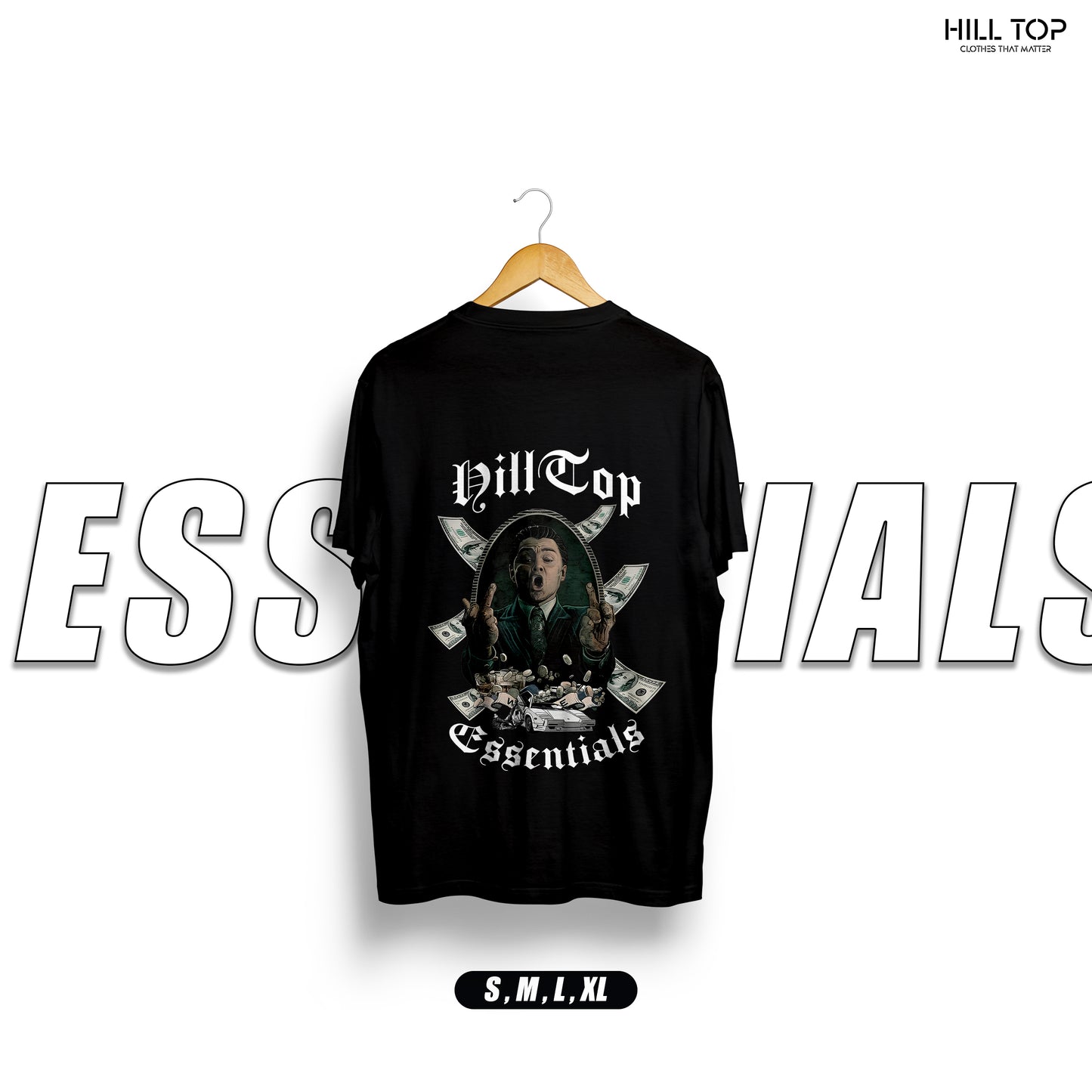 HillTop Essentials Back Printed Regular Tee