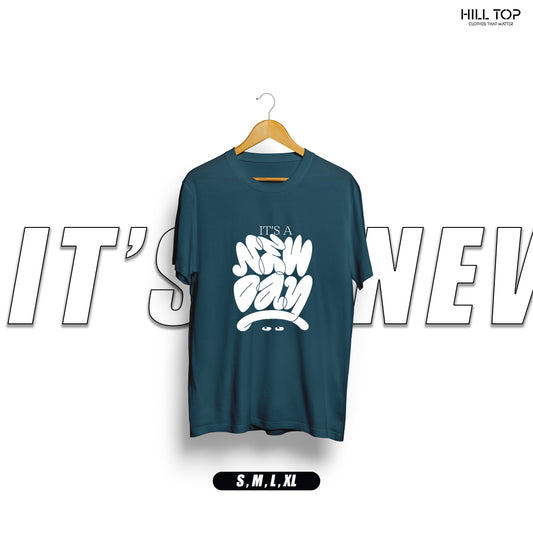 New Day Front Printed Regular Tee